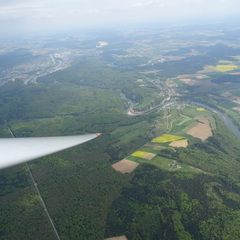 Verortung via Georeferenzierung der Kamera: Aufgenommen in der Nähe von Kelheim, Deutschland in 1700 Meter